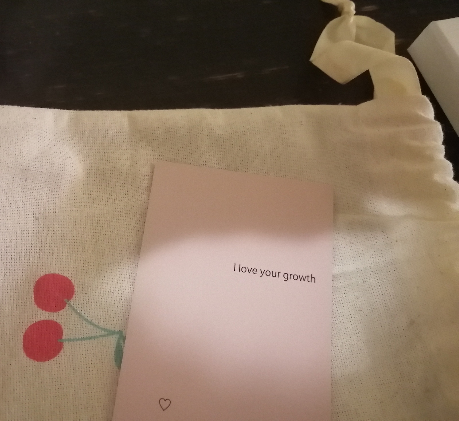 I love your growth